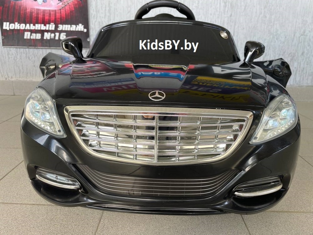 Детский электромобиль RiverToys Mercedes T007TT (черный) - фото2