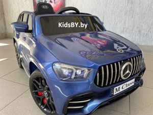 Детский электромобиль RiverToys Mercedes-Benz GLE 53 P333BP (синий глянец) Лицензия - фото