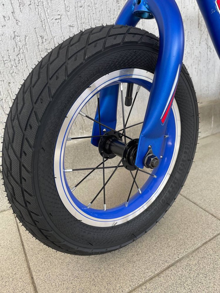 Беговел Slider DJ101B (синий) надувные колеса 12 - фото4