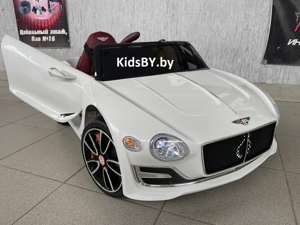 Детский электромобиль RiverToys Bentley-EXP12 JE1166 (белый) Лицензия - фото5