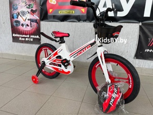 Детский велосипед Delta Prestige Maxx D 20 2022 (белый, литые диски) магниевая рама, вилка и колеса - фото