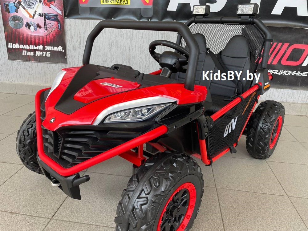 Детский электромобиль Baby Driver Buggy T111 (красный) Двухместный