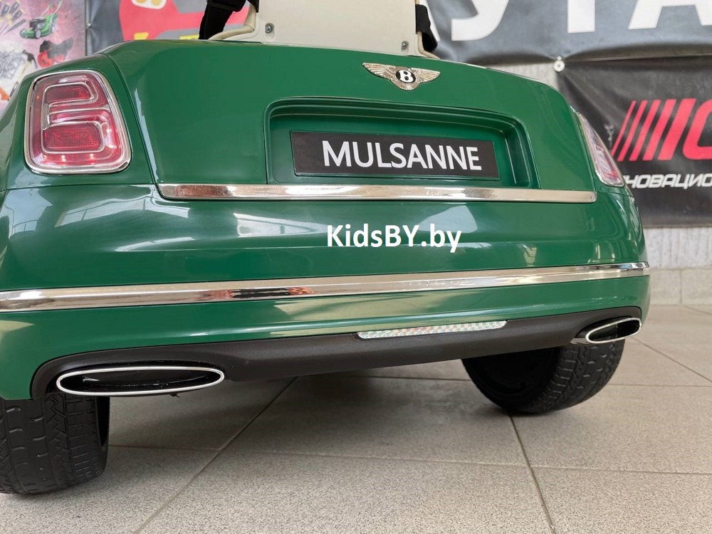 Детский электромобиль RiverToys Bentley Mulsanne JE1006 (зеленый) Лицензия - фото5