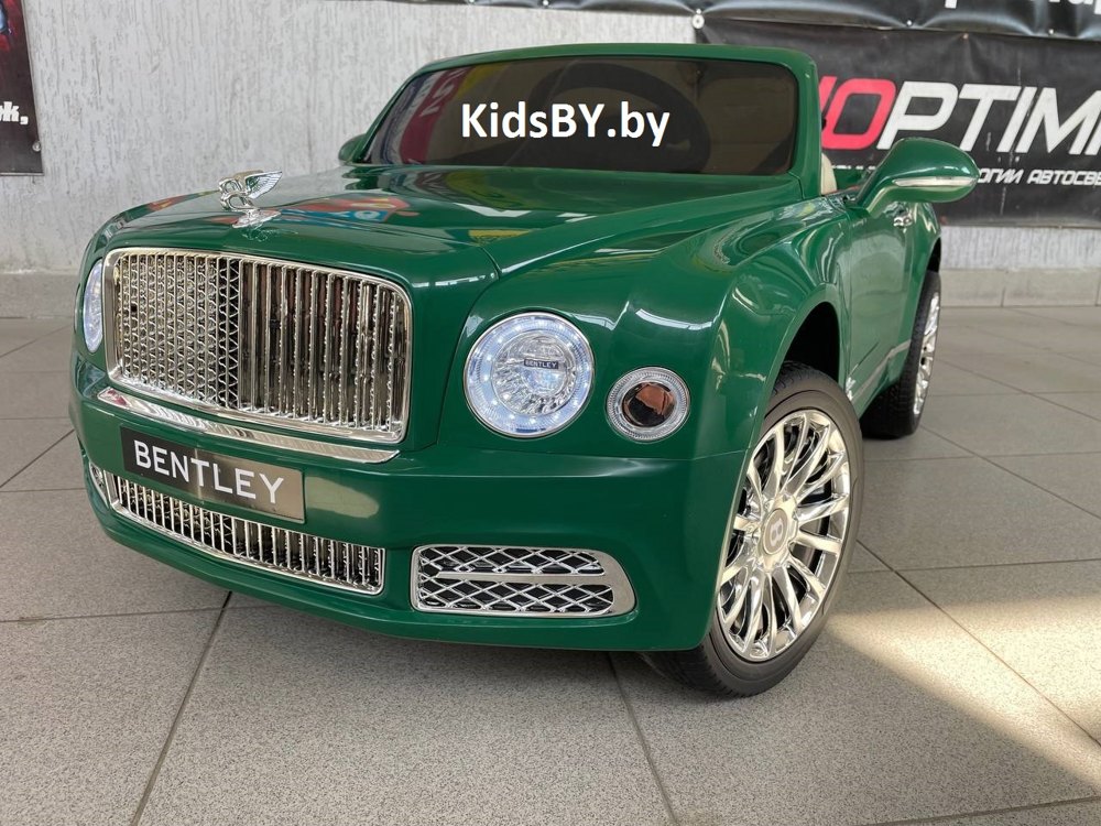 Детский электромобиль RiverToys Bentley Mulsanne JE1006 (зеленый) Лицензия - фото2
