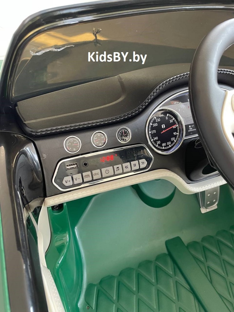 Детский электромобиль RiverToys Bentley Mulsanne JE1006 (зеленый) Лицензия - фото6