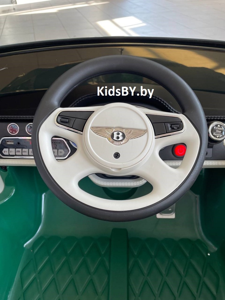 Детский электромобиль RiverToys Bentley Mulsanne JE1006 (зеленый) Лицензия - фото4