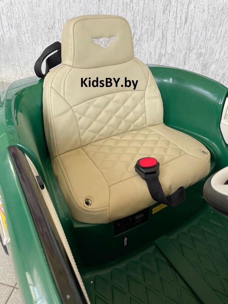 Детский электромобиль RiverToys Bentley Mulsanne JE1006 (зеленый) Лицензия - фото3