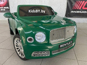 Детский электромобиль RiverToys Bentley Mulsanne JE1006 (зеленый) Лицензия - фото