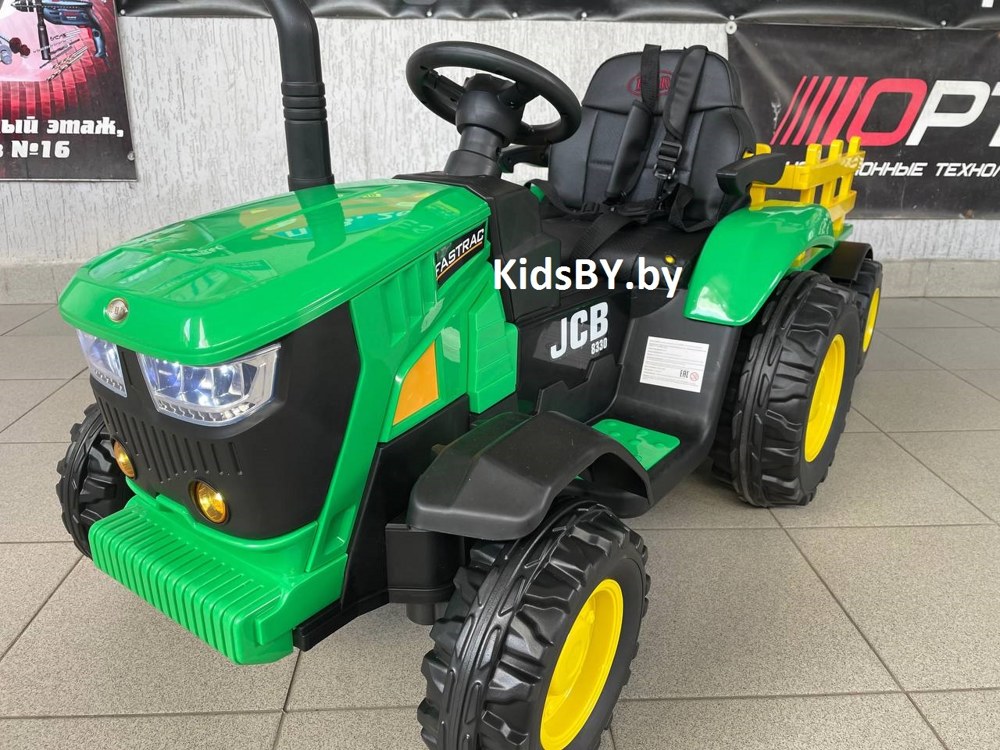 Детский электромобиль RiverToys O555OO (зеленый) - фото3