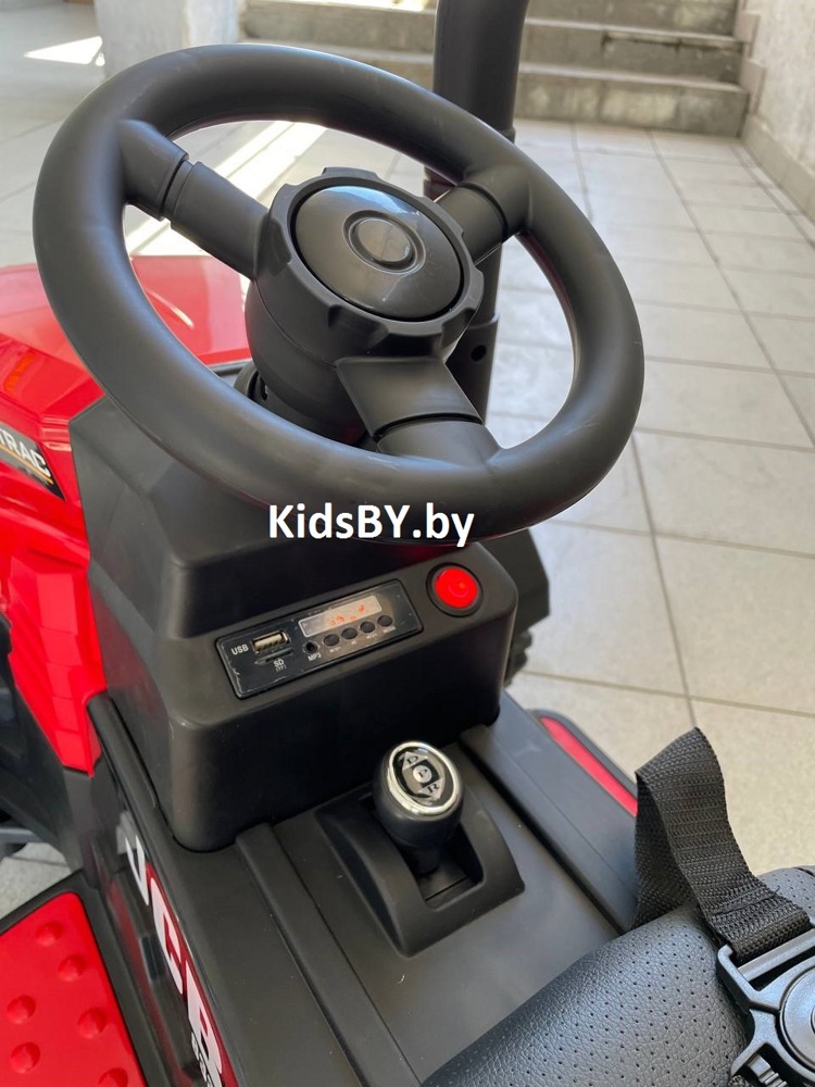 Детский электромобиль RiverToys O555OO (красный) - фото4