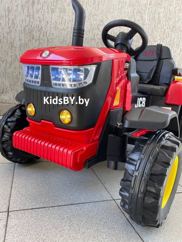 Детский электромобиль RiverToys O555OO (красный) - фото3