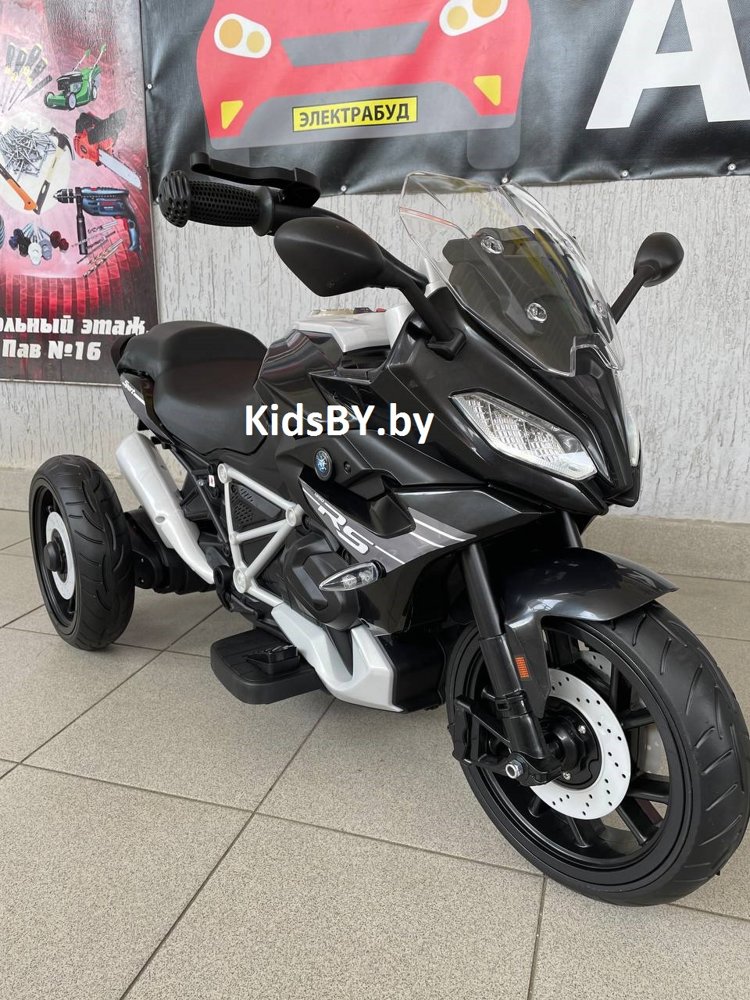 Детский электротрицикл RiverToys Z333ZZ (черный) - фото2