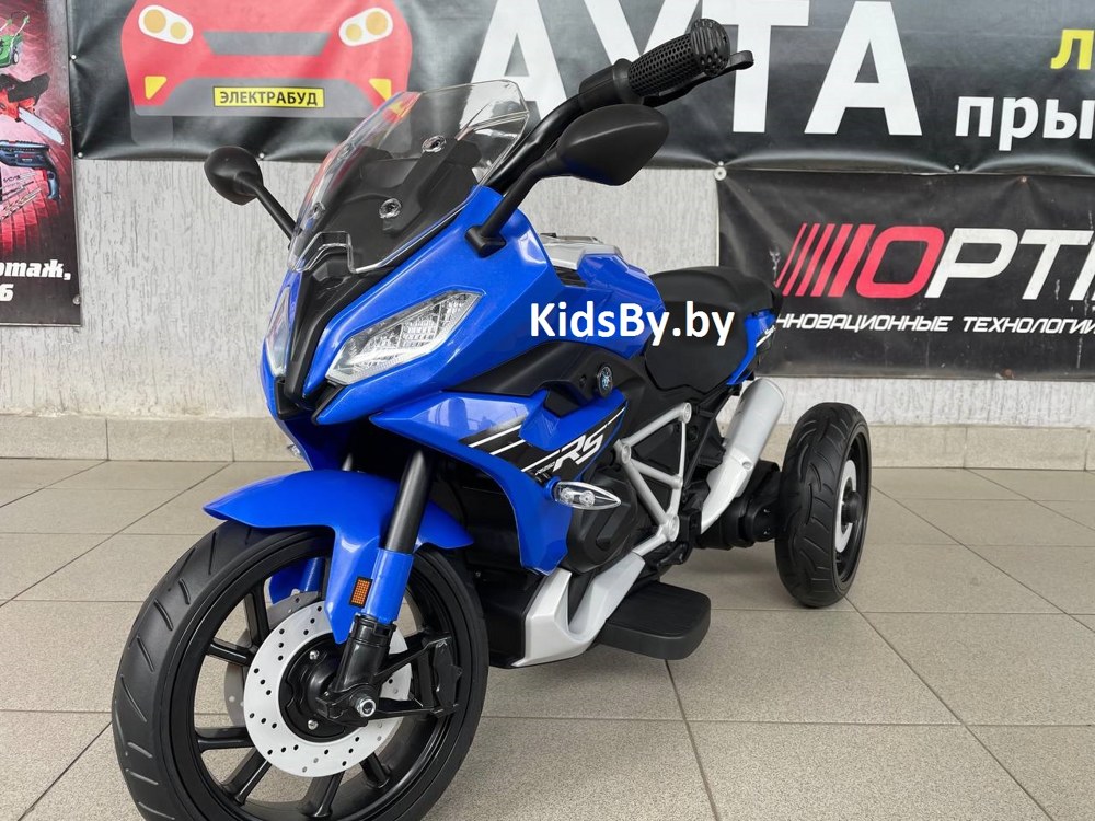 Детский электротрицикл RiverToys Z333ZZ (синий) - фото2
