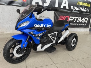 Детский электротрицикл RiverToys Z333ZZ (синий) - фото
