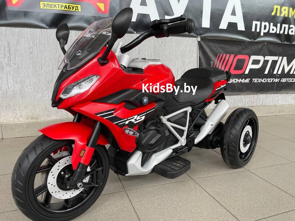 Детский электротрицикл RiverToys Z333ZZ (красный)