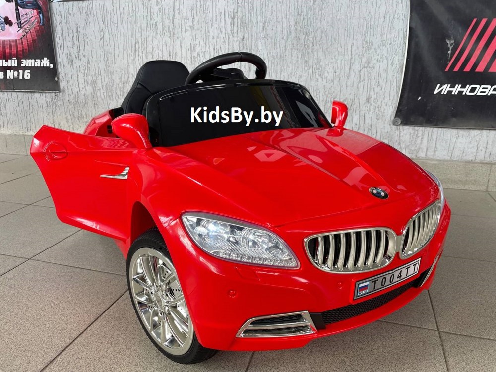 Детский электромобиль RiverToys BMW T004TT (красный) - фото2