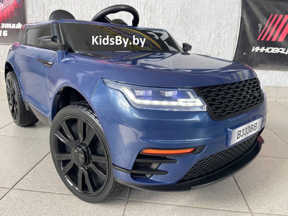 Детский электромобиль RiverToys Range Rover B333BB (синий) Evoque