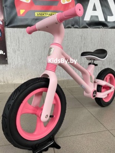 Детский беговел RiverToys М002БХ (розовый) - фото