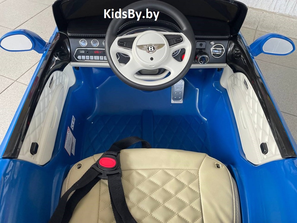 Детский электромобиль RiverToys Bentley Mulsanne JE1006 (синий) Лицензия - фото5