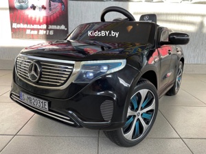 Детский электромобиль RiverToys Mercedes-Benz EQC 400 HL378 (черный) Лицензия - фото