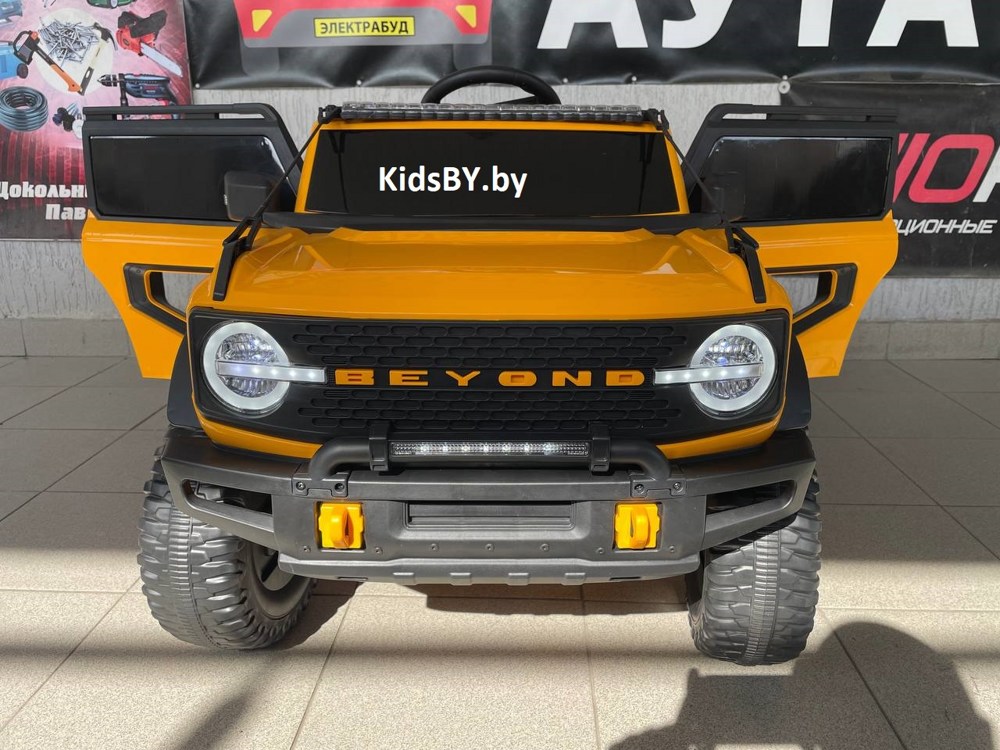 Детский электромобиль RiverToys K999AM (желтый) Полноприводный - фото2
