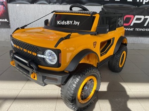 Детский электромобиль RiverToys K999AM (желтый) Полноприводный - фото