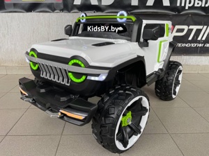 Детский электромобиль RiverToys М222БХ (белый) Полноприводный - фото