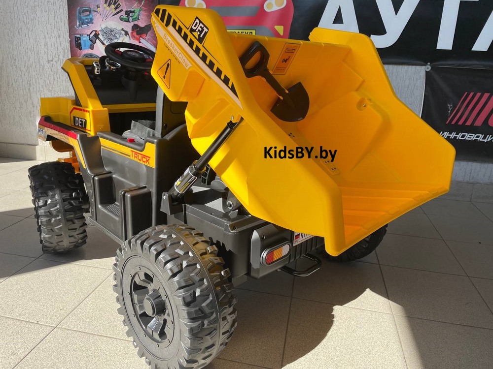 Детский электромобиль RiverToys K111AM (желтый) Двухместный, полноприводный - фото5