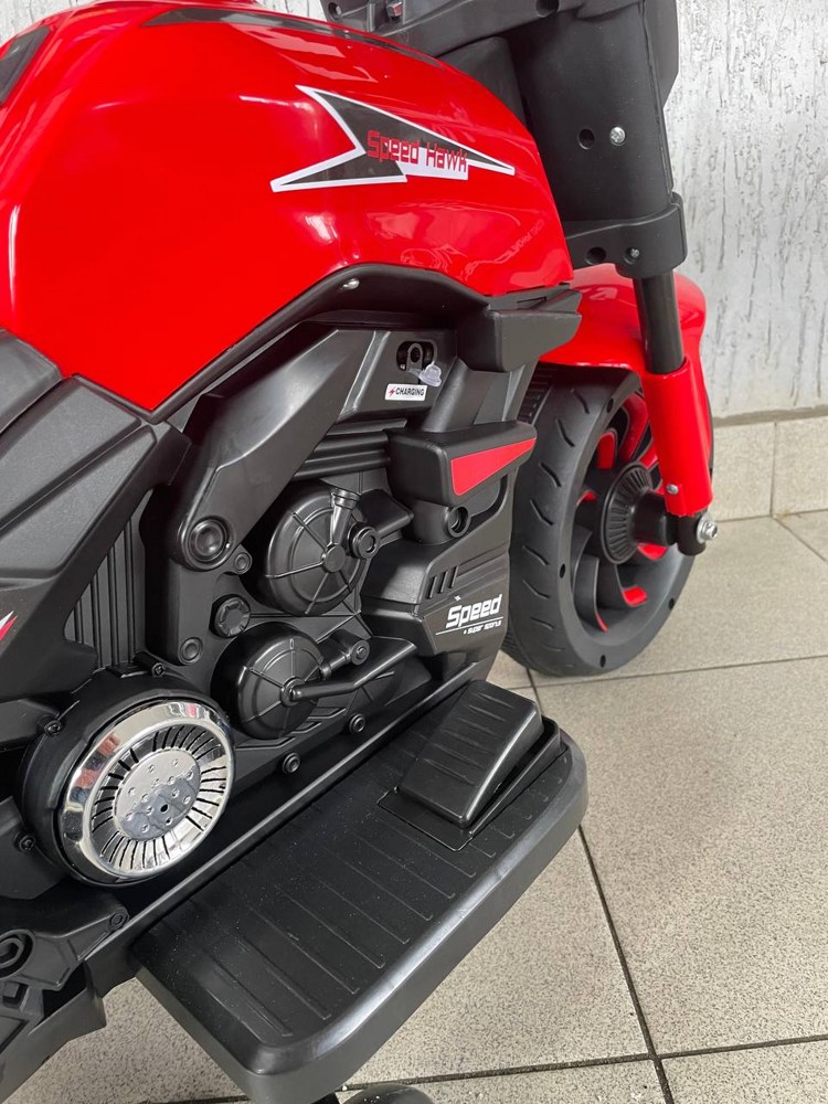 Детский электромобиль, мотоцикл Igro TD BLF-819R (красный) - фото6