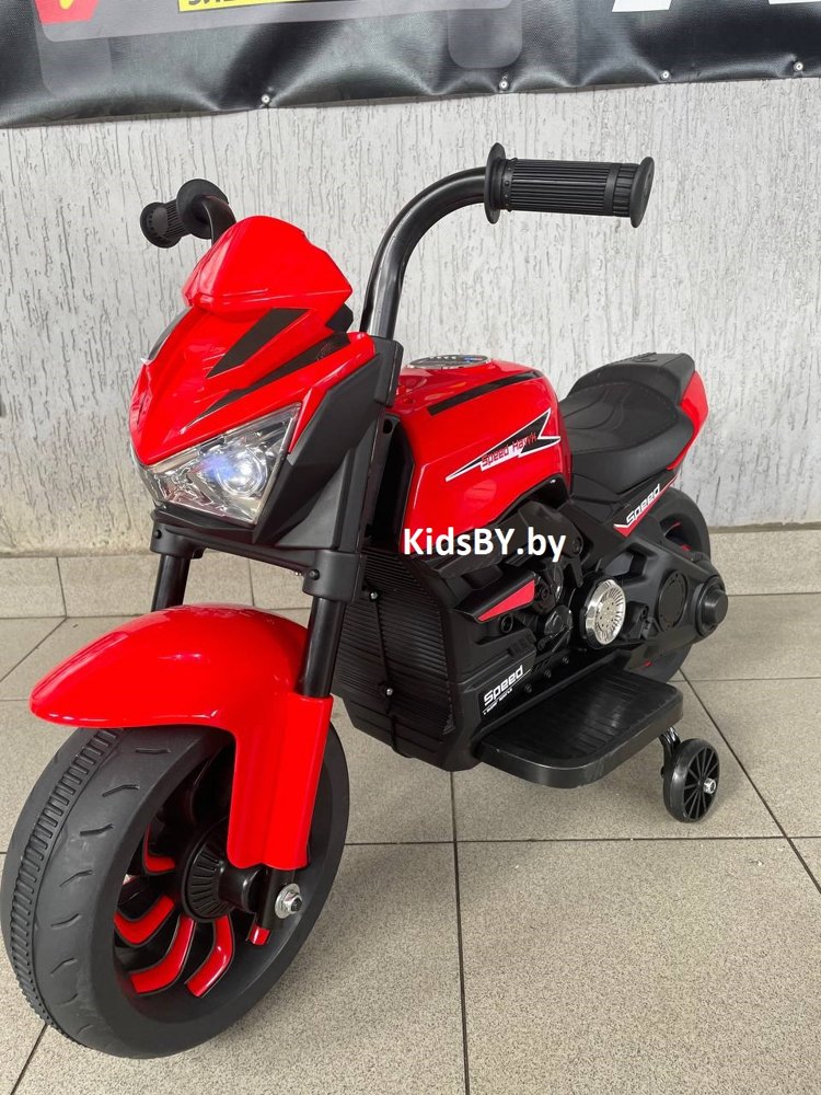 Детский электромобиль, мотоцикл Igro TD BLF-819R (красный)