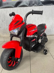 Детский электромобиль, мотоцикл Igro TD BLF-819R (красный) - фото