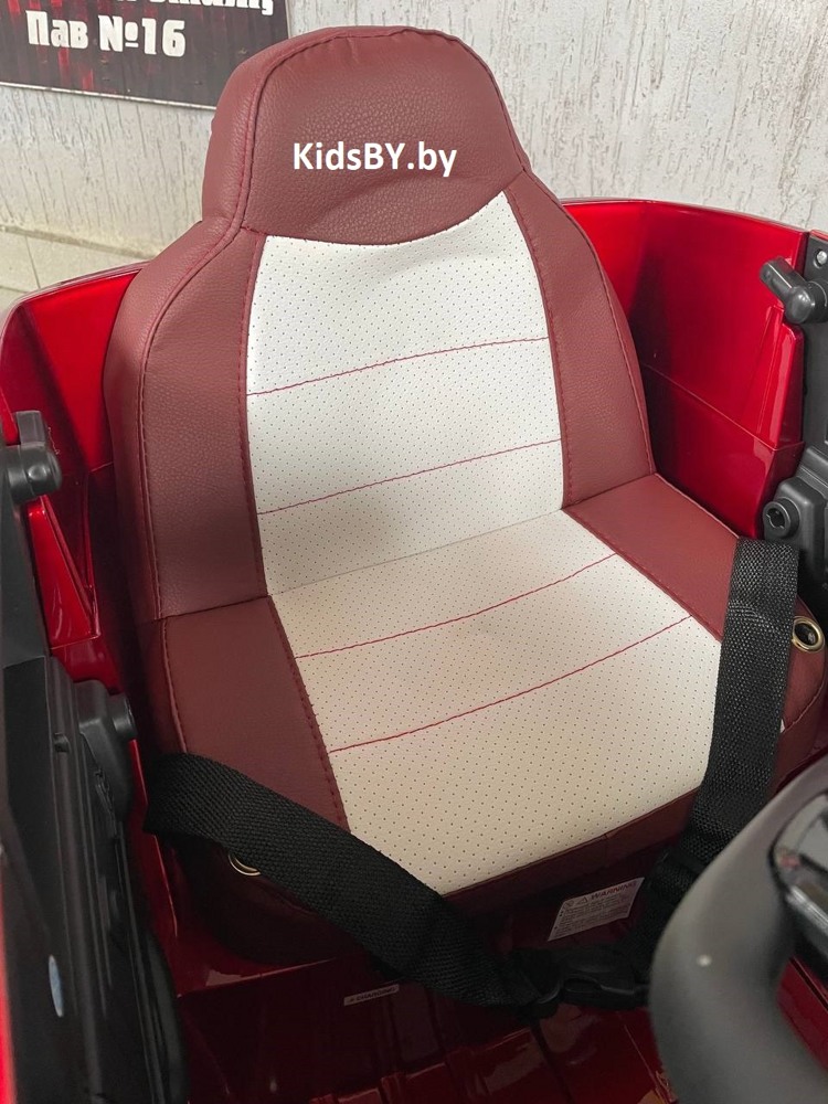 Детский электромобиль RiverToys X007XX (красный глянец) Bentley - фото4