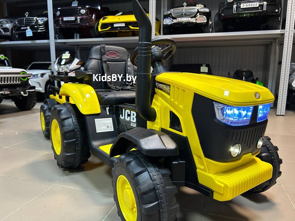 Детский электромобиль RiverToys O555OO (жёлтый) - фото6