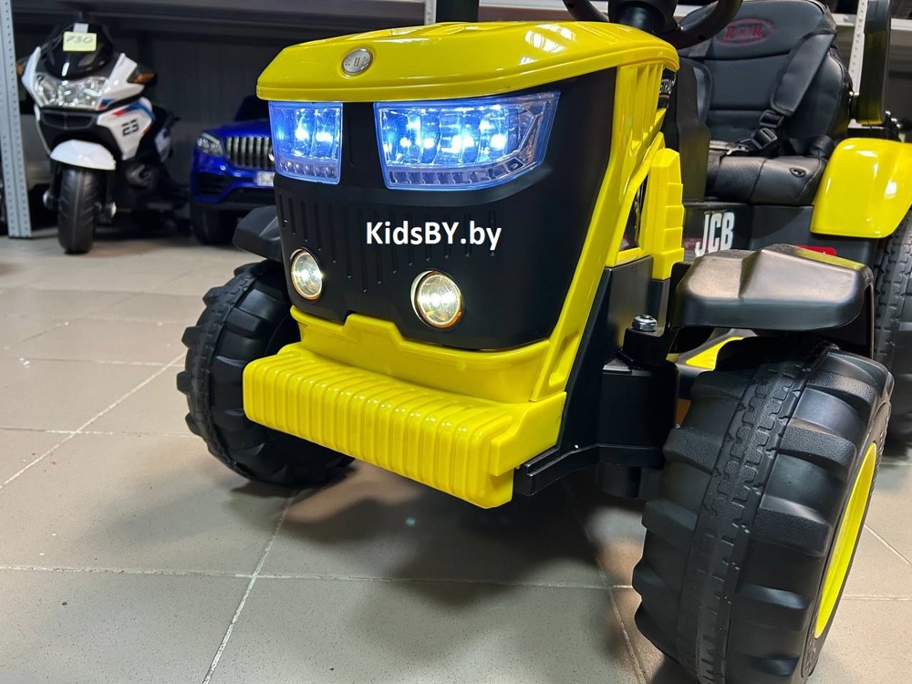 Детский электромобиль RiverToys O555OO (жёлтый) - фото5