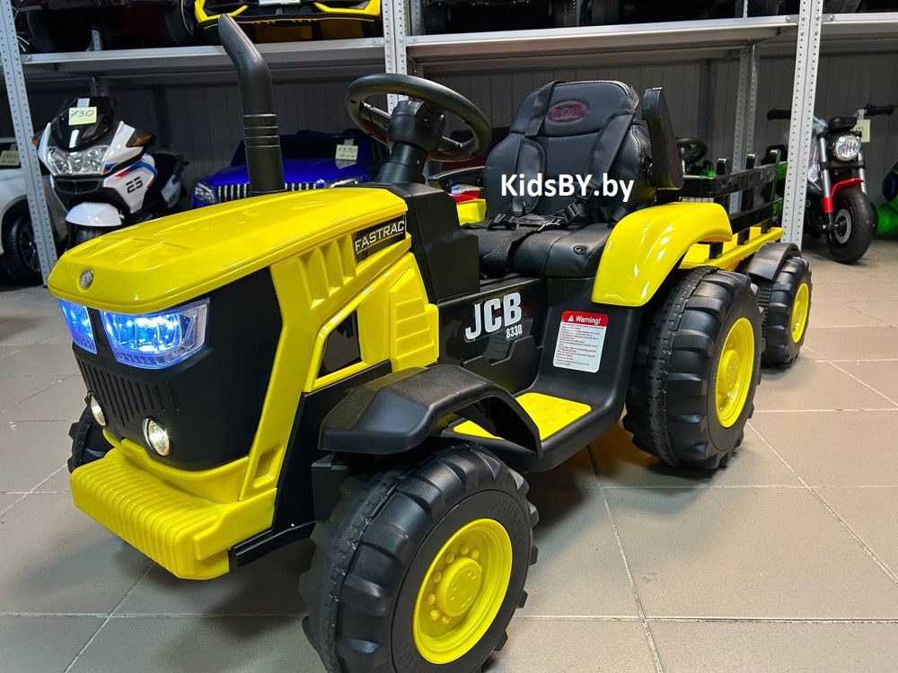 Детский электромобиль RiverToys O555OO (жёлтый) - фото