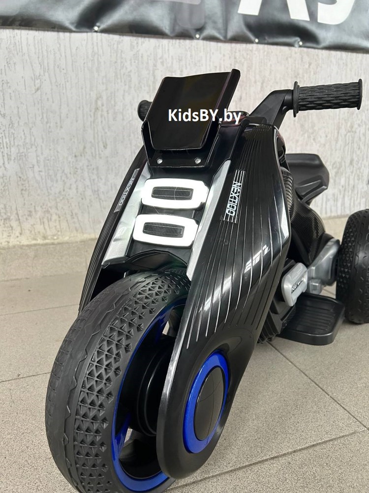 Детский электротрицикл RiverToys K333PX (черный) - фото5