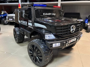 Детский электромобиль RiverToys C333MC (черный) - фото