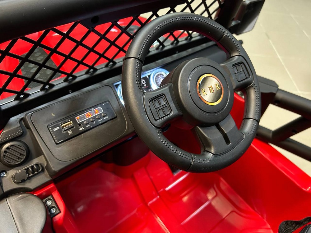 Детский электромобиль RiverToys O999OO (красный) - фото4