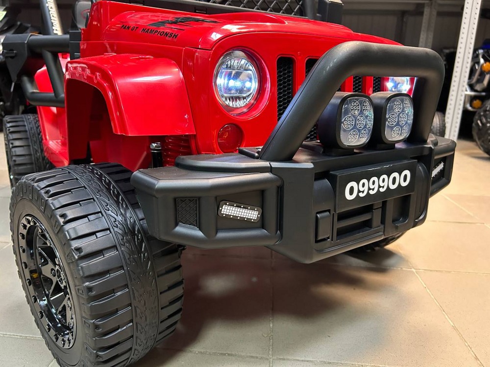 Детский электромобиль RiverToys O999OO (красный) - фото5