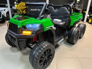 Детский электромобиль RiverToys T100TT (зеленый) - фото