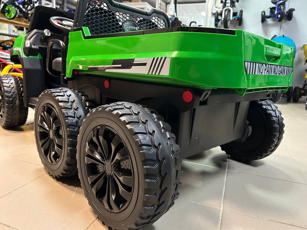 Детский электромобиль RiverToys T100TT (зеленый) - фото2