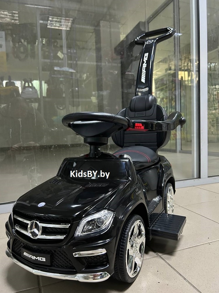 Детская машинка Каталка, толокар RiverToys Mercedes-Benz GL63 A888AA-M (черный) Лицензия