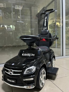 Детская машинка Каталка, толокар RiverToys Mercedes-Benz GL63 A888AA-M (черный) Лицензия - фото