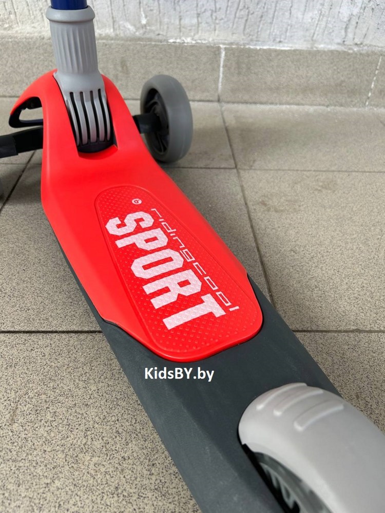 Самокат Slider Sport IT20R (красный) складной, светящиеся при езде колеса - фото6