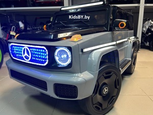 Детский электромобиль RiverToys Mercedes-Benz EQG E222EE (серый) Полноприводный - фото
