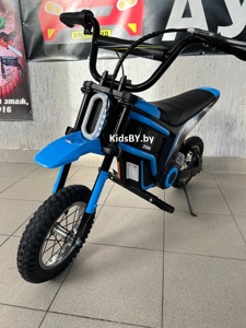 Детский электромотоцикл RiverToys A005AA (синий) - фото