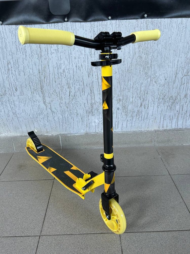 Самокат BelAshimi Scooter PE2015 (жёлтый) Складной - фото2