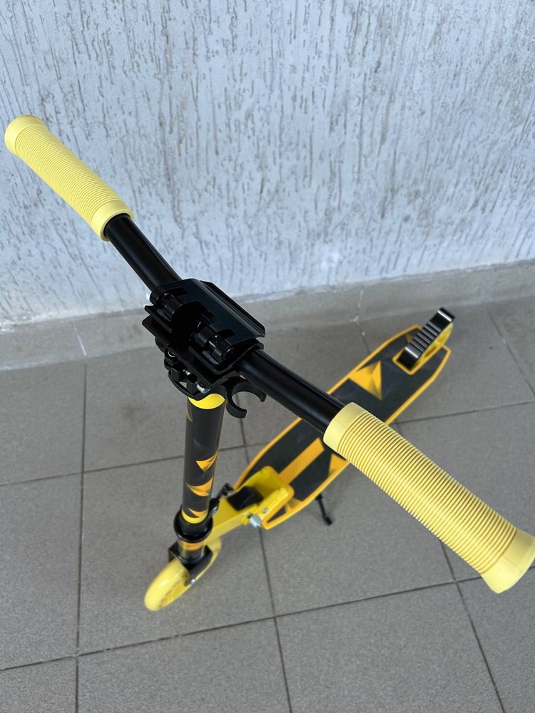 Самокат BelAshimi Scooter PE2015 (жёлтый) Складной - фото3