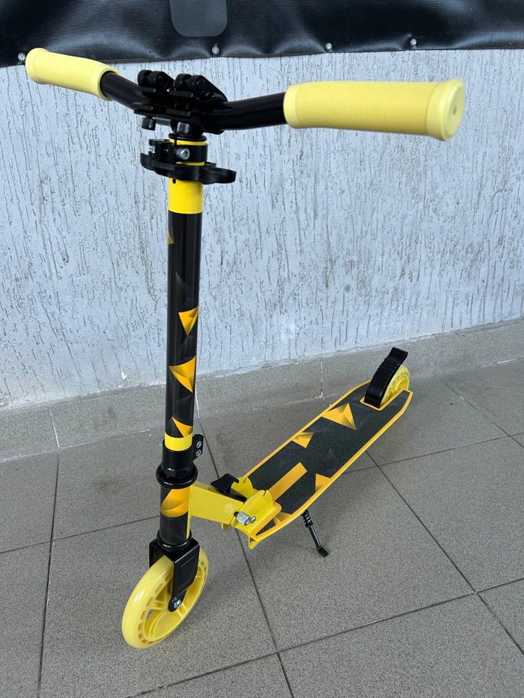 Самокат BelAshimi Scooter PE2015 (жёлтый) Складной
