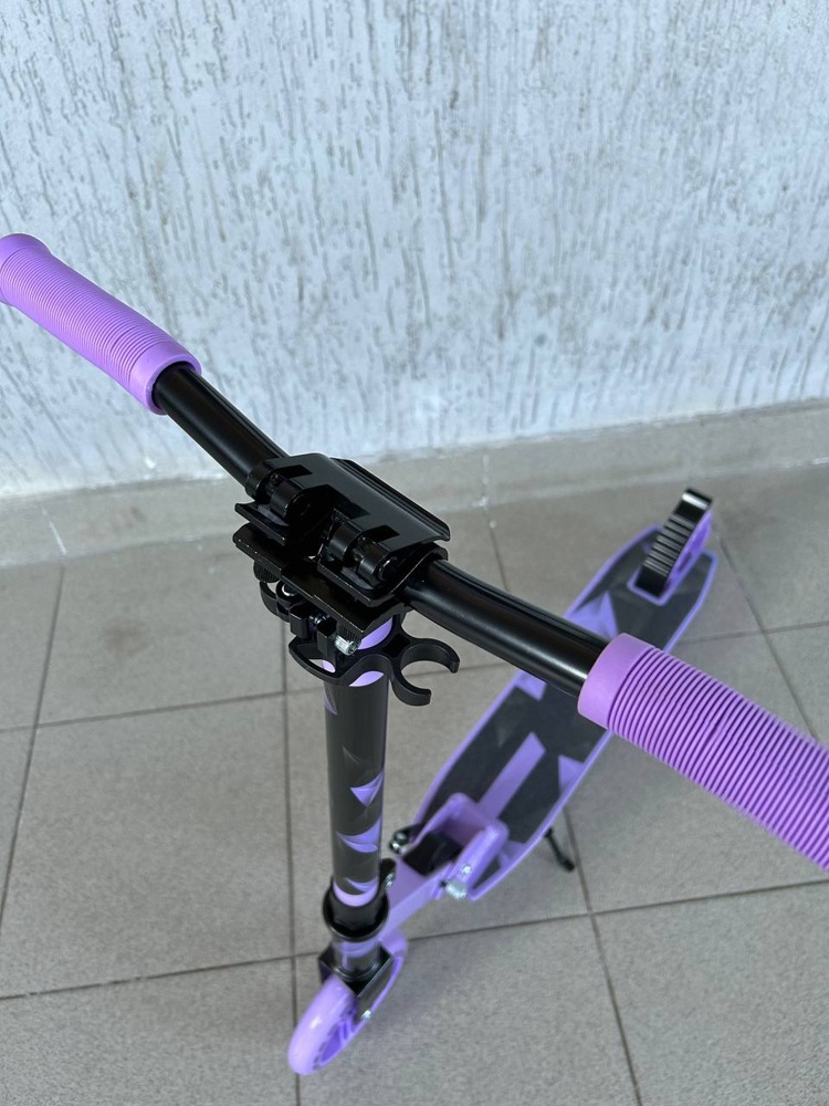 Самокат BelAshimi Scooter PE2015 (фиолетовый) Складной - фото4